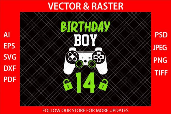 Birthday Boy 14 Funny Video Gamer SVG: A Designer's Review