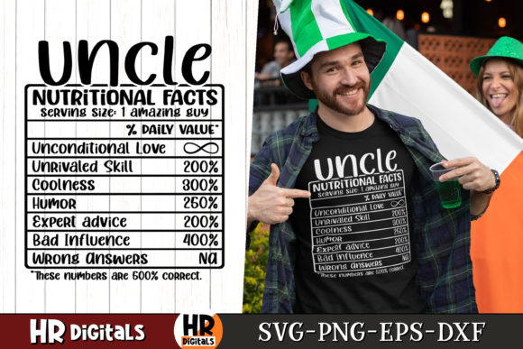 Funny Uncle Nutritional Facts SVG: A Crafts and Graphics Review
