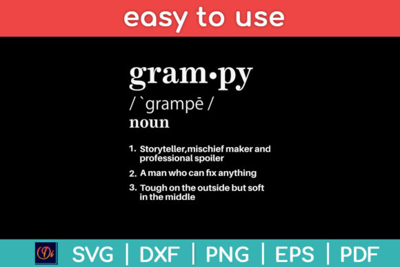Grampy Definition Funny Father s Day Svg Graphics and Crafts