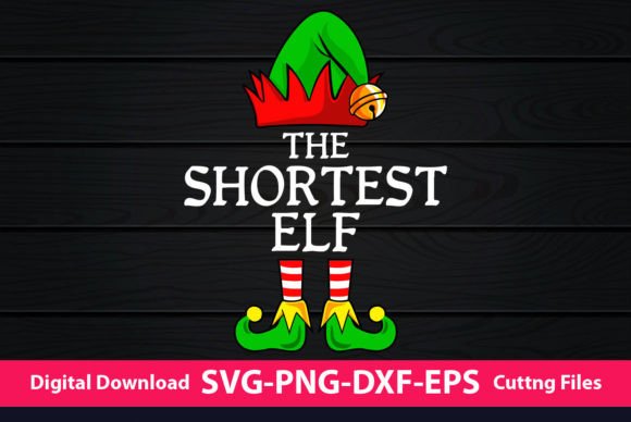 Shortest Elf Graphics for Crafts and Branding