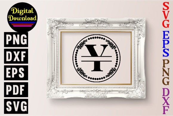Split Letter Y Monogram. the Family Name Graphics and Crafts
