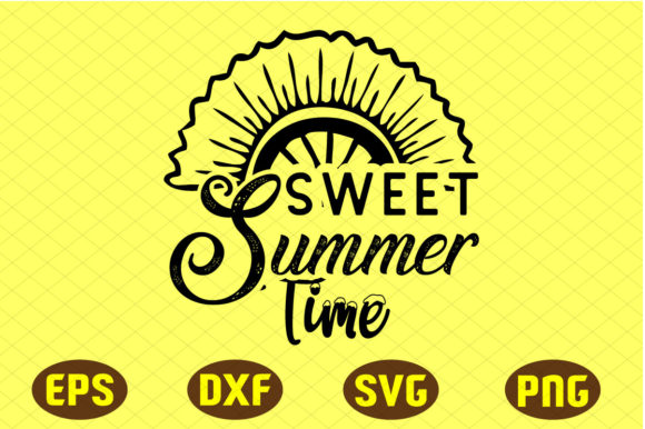 Sweet Summer Time Svg Design Graphics for Crafts