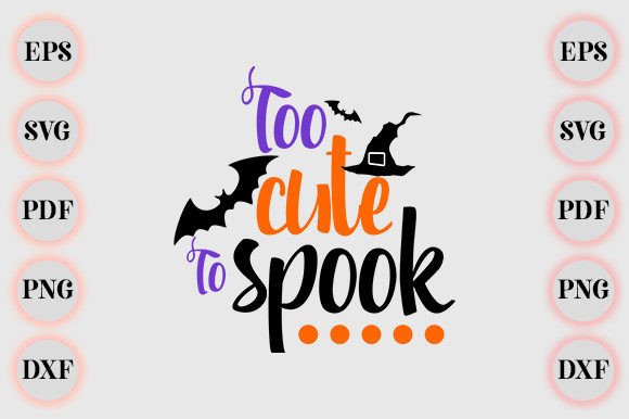 Too Cute to Spook Halloween Funny Gifts
